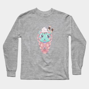 Cute Bubble Icream Cone Long Sleeve T-Shirt